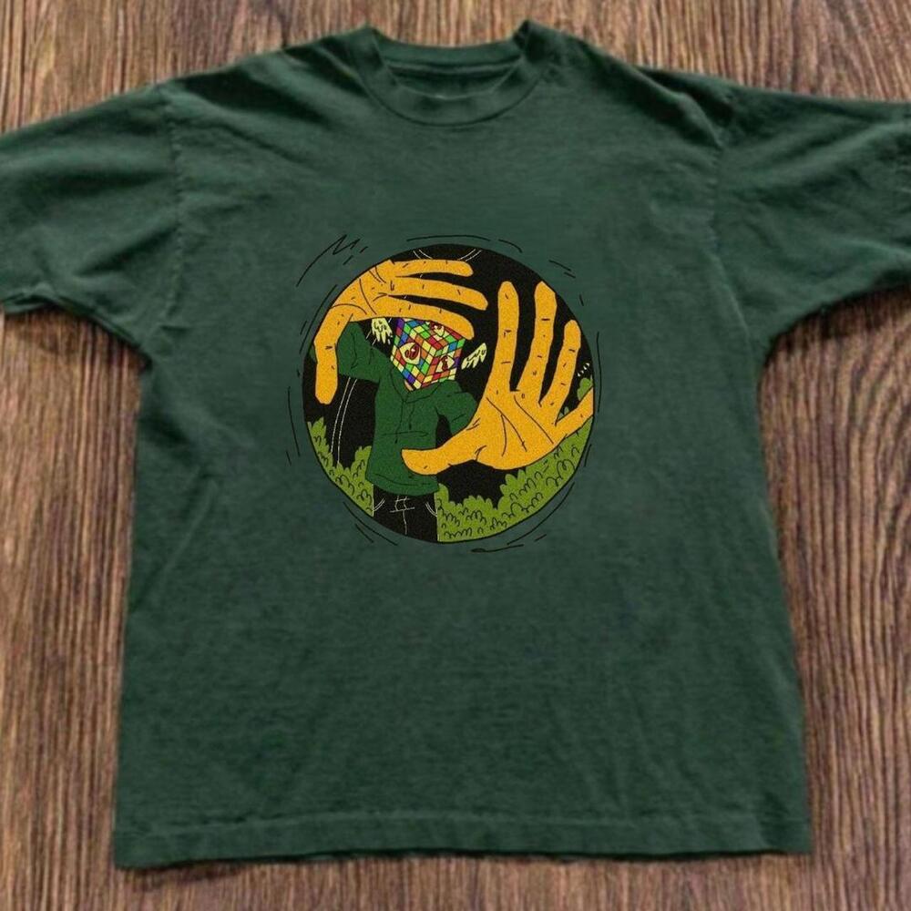 Gildan Men Green T-Shirt, Green Graphic Tee With A Unique